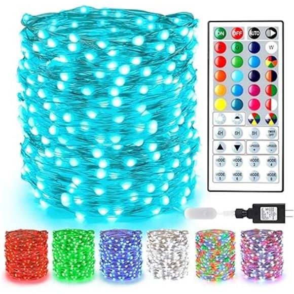 Christmas Fairy String Lights,66ft 200 LED Color Changing Fairy Christmas Lights - Picture 7 of 7